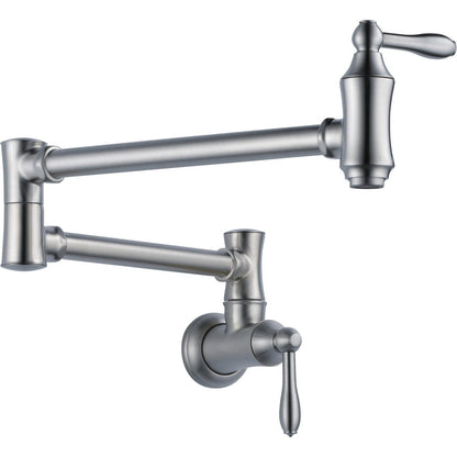 Robinet de remplissage mural traditionnel Delta - Chrome