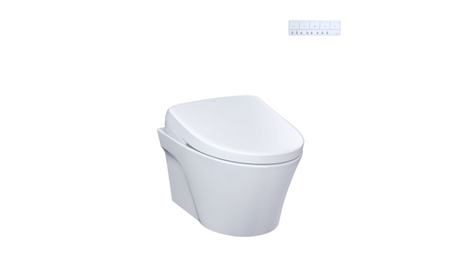 Toto AP Washlet + Toilette suspendue S7 1,28 et 0,9 GPF double chasse