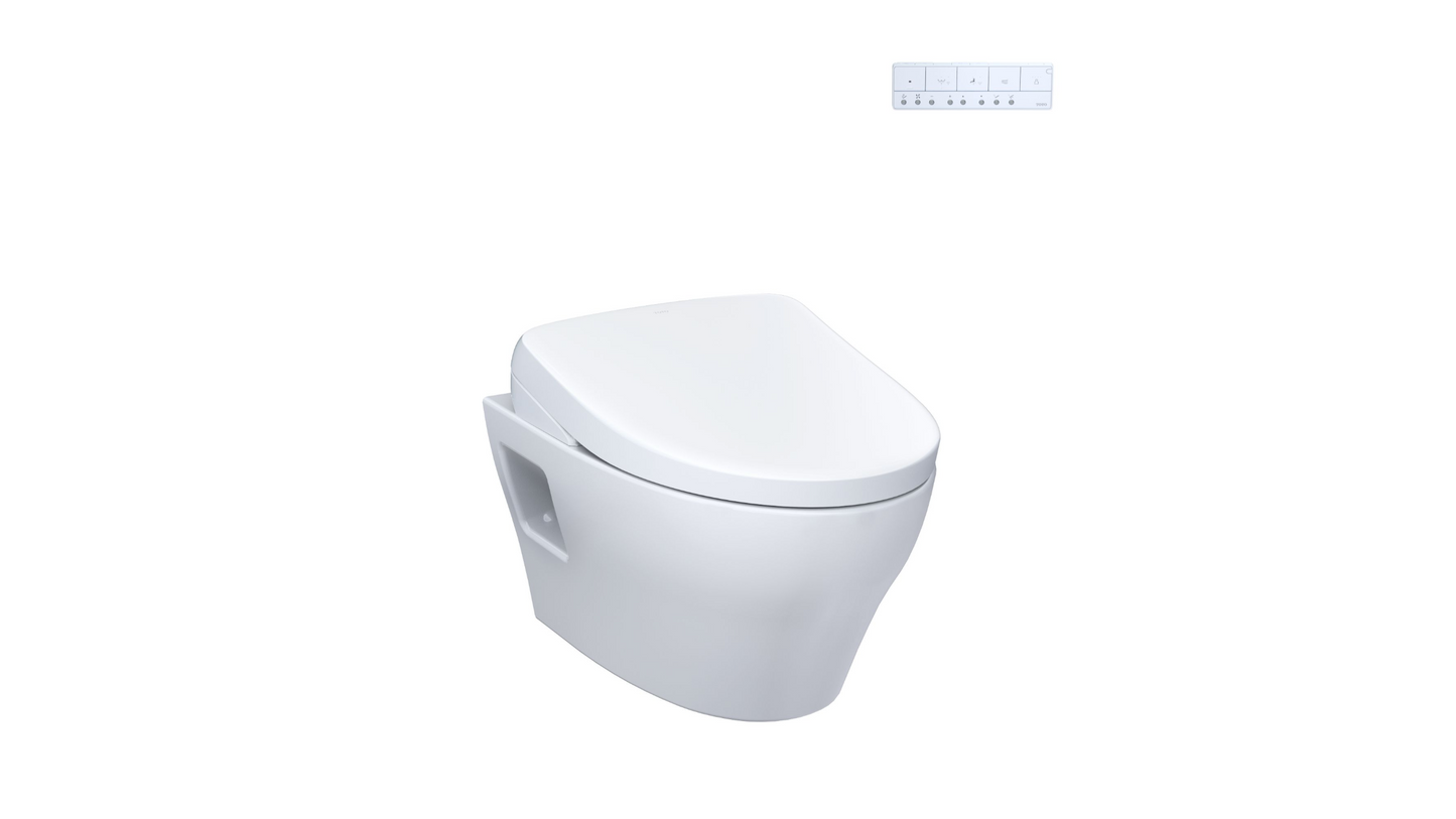 Toto EP Washlet + Toilette suspendue S7 1,28 et 0,9 GPF double chasse