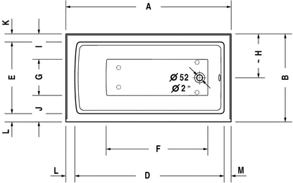 Baignoire Duravit avec bride de carrelage et tablier 60x32, RH, blanc (19 1/4") - 700353000000090