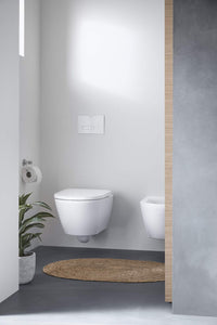 Ensemble de toilettes complet combiné à montage mural Duravit D-neo