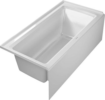 Duravit Bathtub With Tile Flange And Apron 60x30, LH, White (19 1/4")