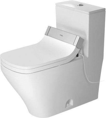 Duravit One-Piece Toilet With Seat, 1.32/0.92 GPF, With Dual Flush Piston Valve, Top Flush