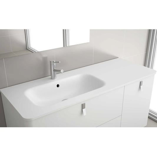 Comptoir de meuble-lavabo PierDeco Design UniiQ avec évier intégré