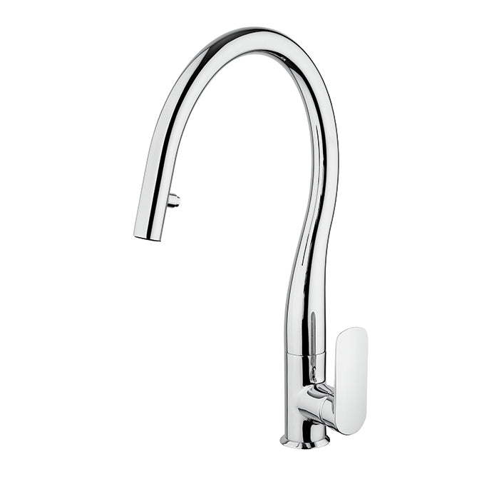 Cabano I'm Single Pull-down Kitchen Faucet, 2 Sprays