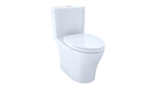 Cuvette allongée de toilette Aquia IV, hauteur universelle 1,28 et 0,9 GPF