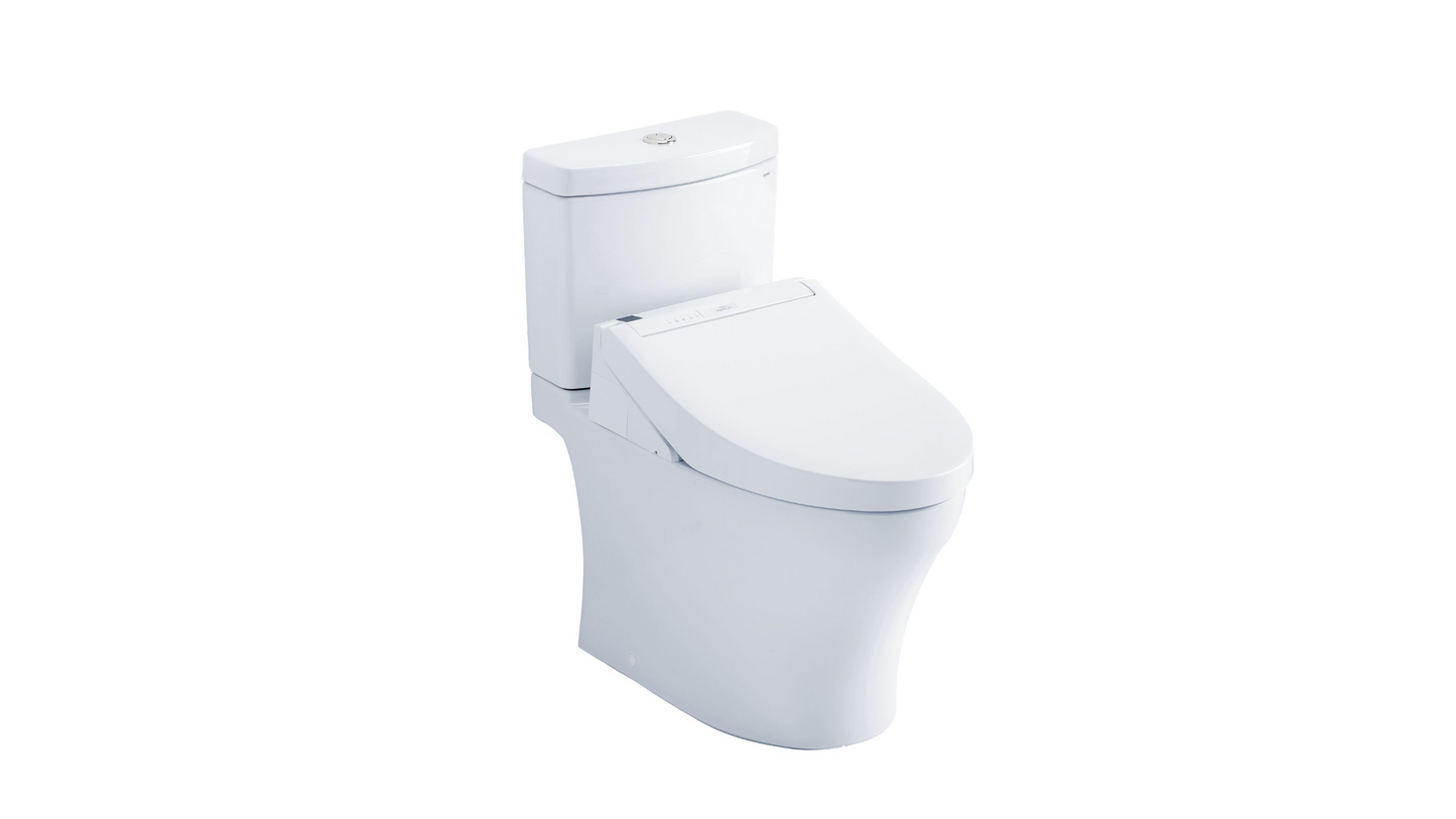 Toto Aquia IV Washlet+ C5 Two Piece UnIVersal Height 1.28 & 0.9 GPF