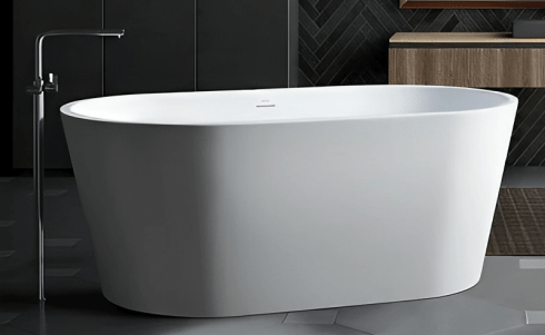 Bagno Italia Monaco One Piece Free Standing Bathtub 59" and 67" - Renoz