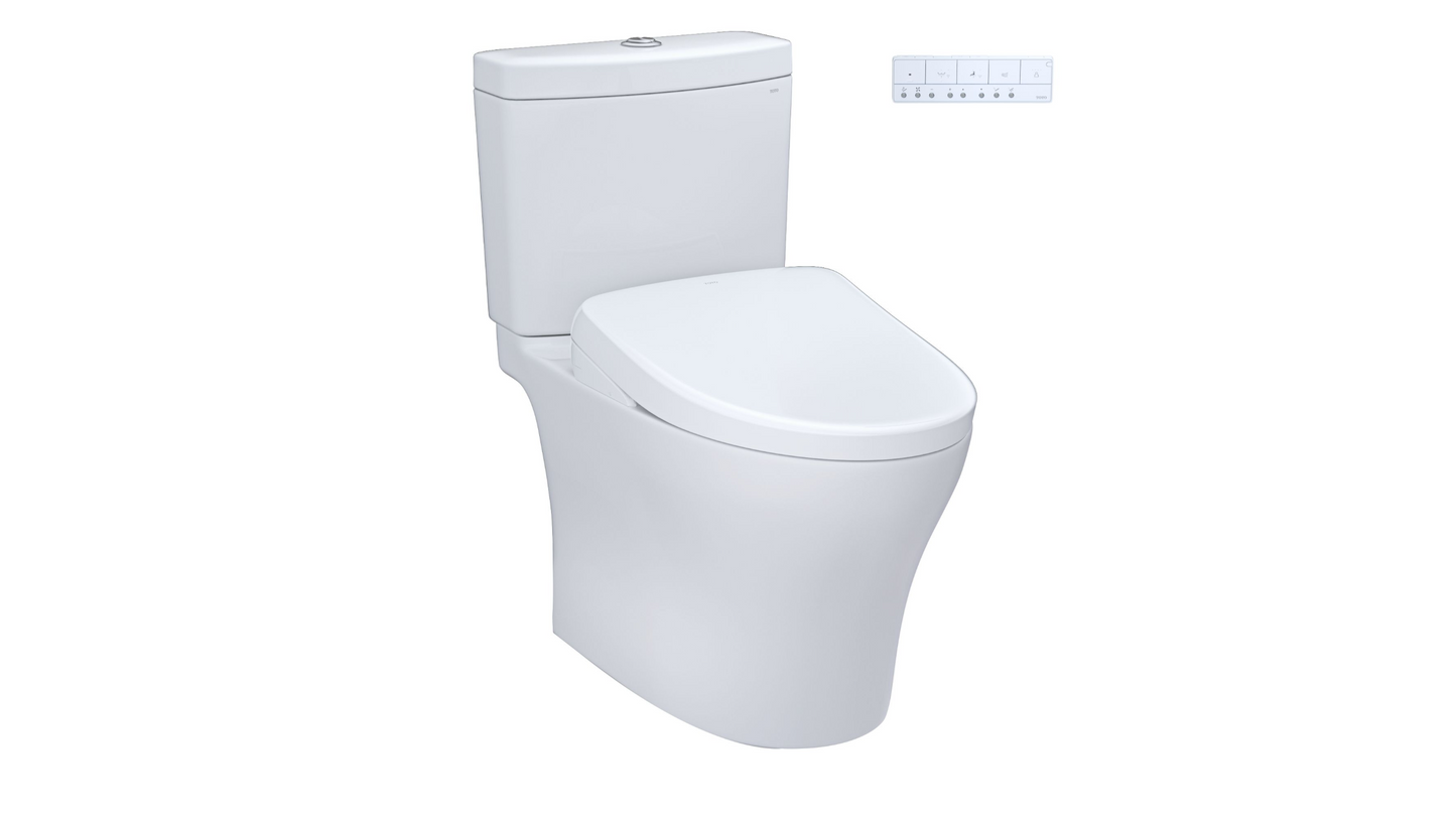 Toto Aquia IV Arc Washlet+ S7A deux pièces 1,28 et 0,9 GPF