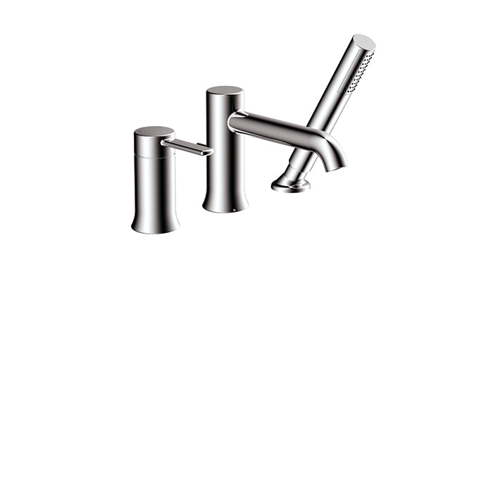 ALT CIRCO 3-Piece Deckmount Tub Filler With Handshower 40772