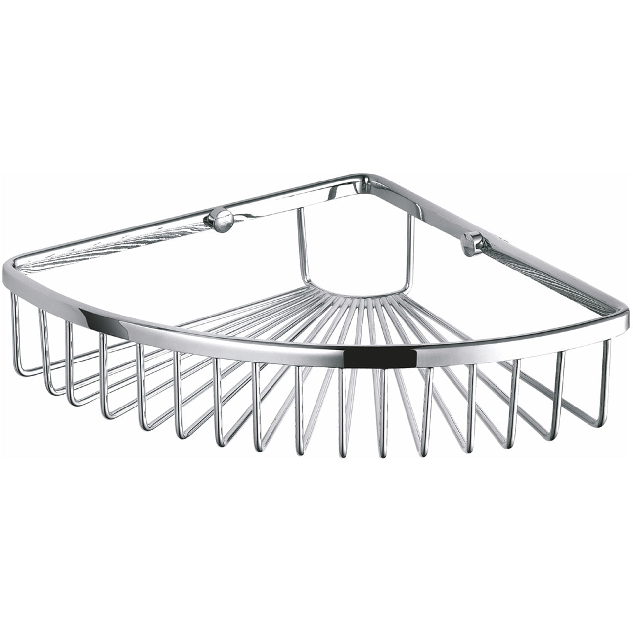 Kube Bath Kube Single Corner Wire Basket – Chrome