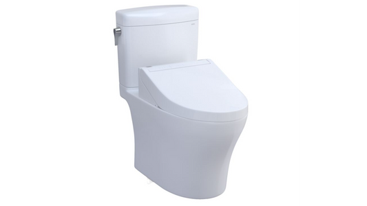 Toto Aquia IV Cube - Washlet + Toilette deux pièces C5 - 1,28 GPF et 0,9 GPF