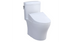 Toto Aquia IV Cube - Washlet + Toilette deux pièces C5 - 1,28 GPF et 0,9 GPF