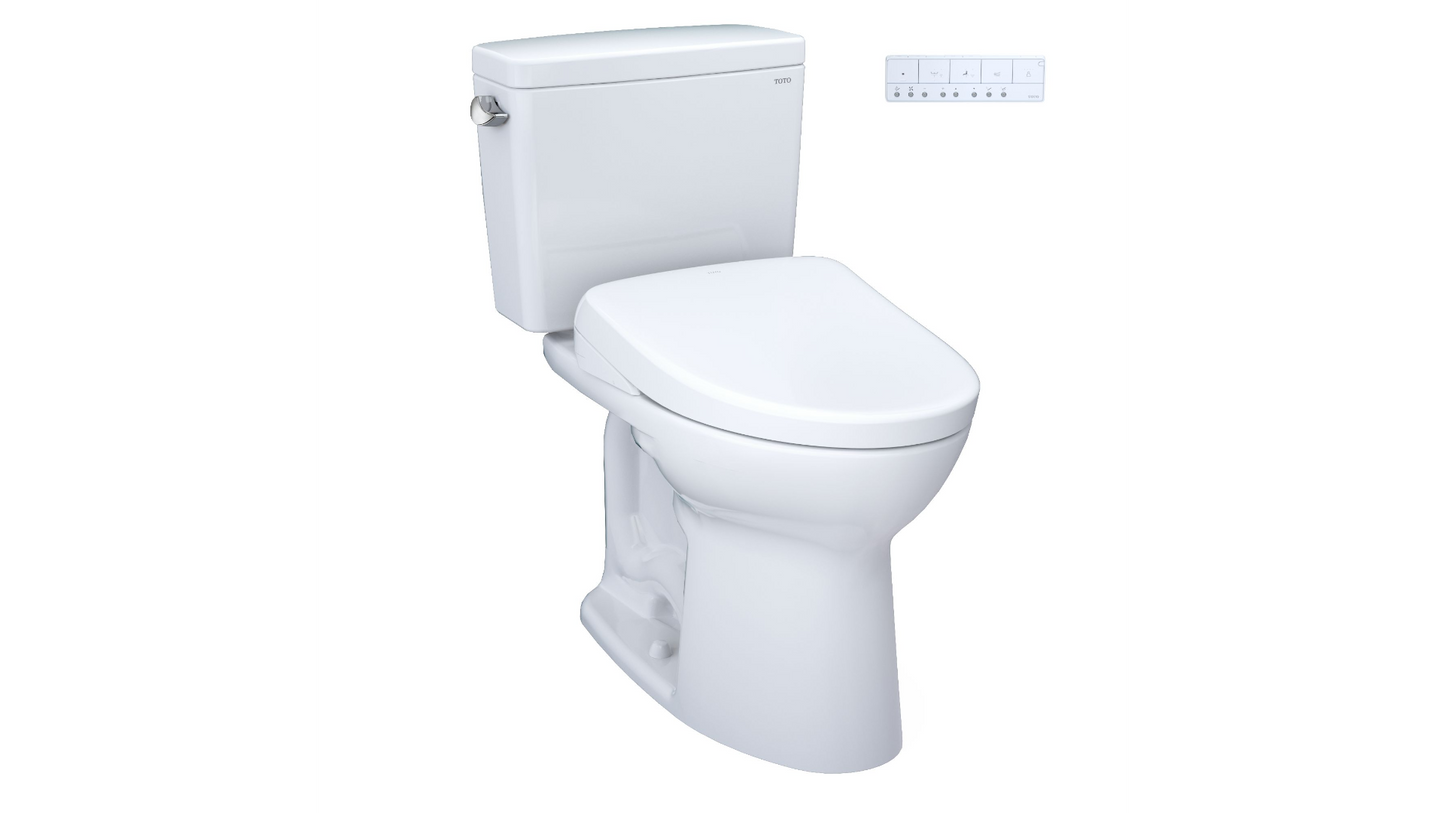 Washlet Toto Drake + toilette en deux pièces S7 - 1,28 GPF (hauteur universelle)