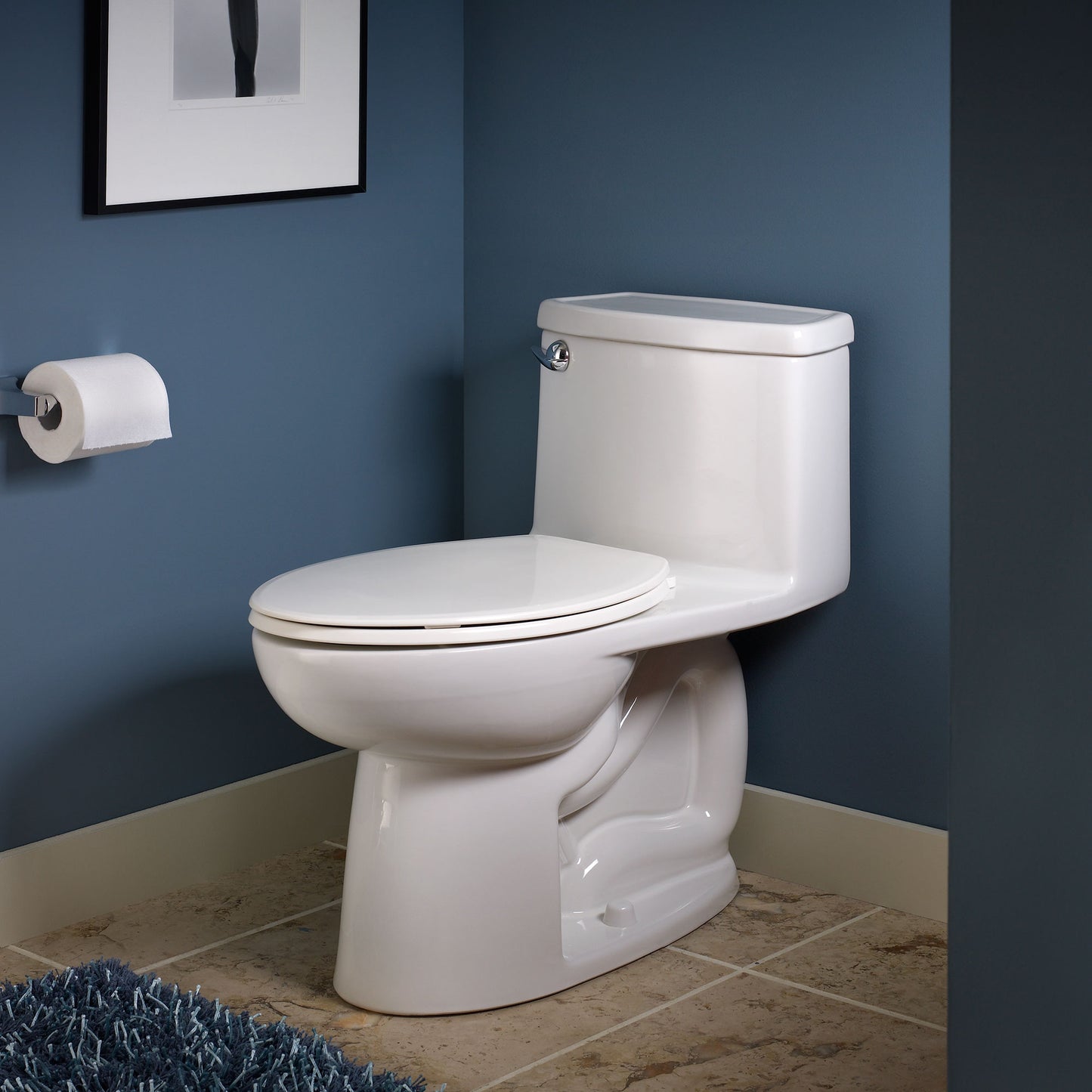 American Standard Compact Cadet 3 One-Piece 1.28 gpf/4.8 Lpf Chair Height Elongated Toilet With Seat