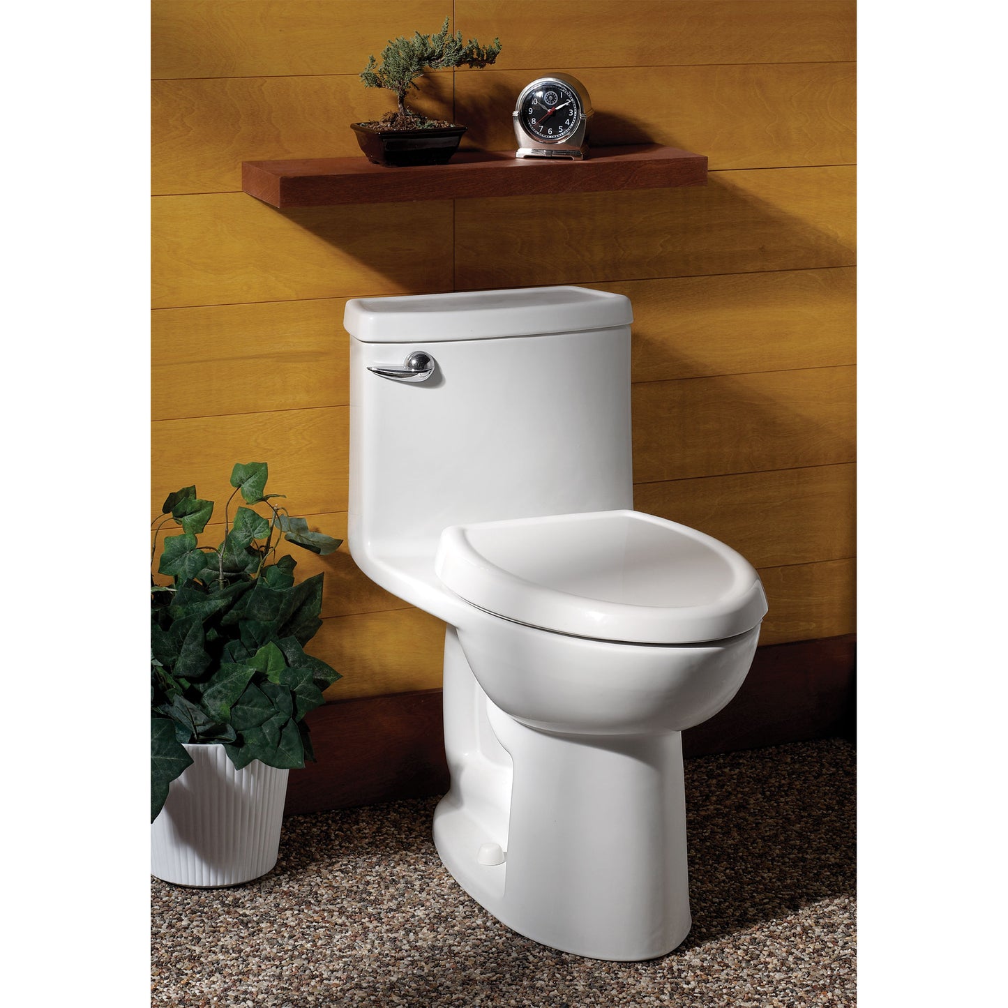 American Standard Compact Cadet 3 One-Piece 1.28 gpf/4.8 Lpf Chair Height Elongated Toilet With Seat