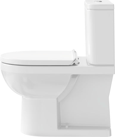 Duravit Two-Piece Toilet Bowl, Less Seat, White - 2188010085