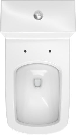 Duravit One-Piece Toilet With Seat, 1.32/0.92 GPF, With Dual Flush Piston Valve, Top Flush