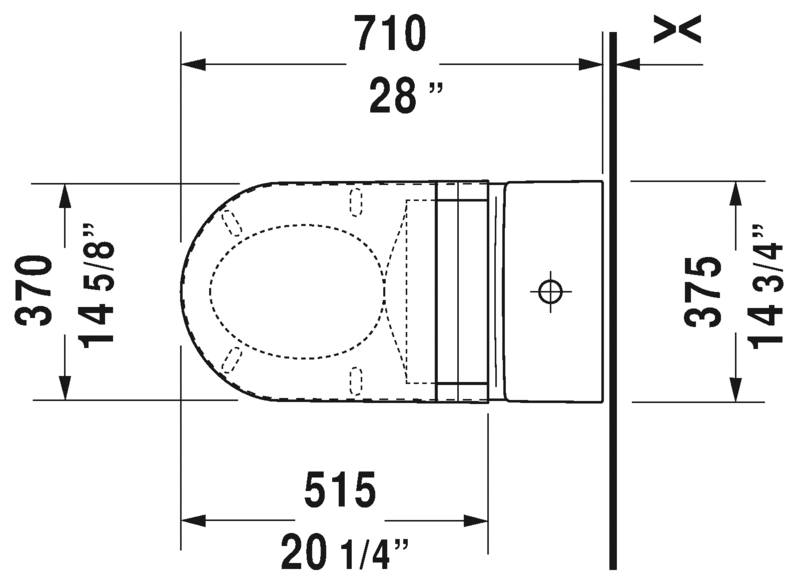 Duravit Starck 2 One-Piece Single Flush Toilet 213301