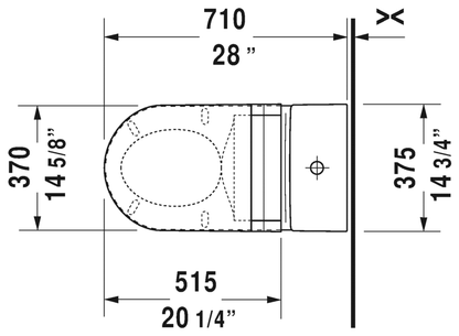 Duravit Starck 2 One-Piece Single Flush Toilet 213301