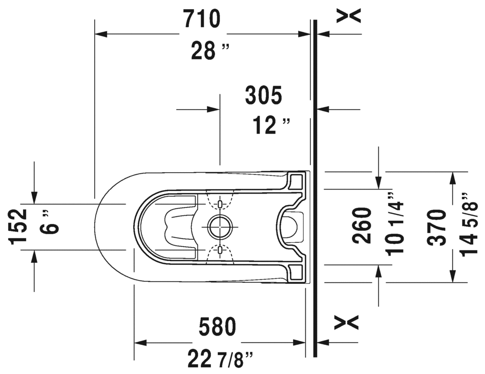 Duravit Starck 2 One-Piece Single Flush Toilet 213301