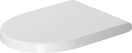 Duravit Starck 3 D-Shaped Toilet Seat 006389 White High Gloss