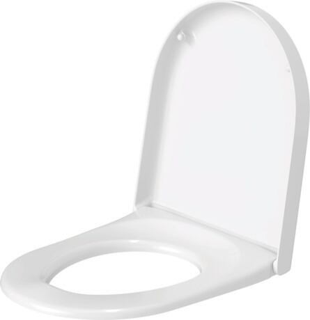 Duravit Starck 3 D-Shaped Toilet Seat 006389 White High Gloss