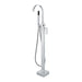 Kube Bath Aqua Arcco Floor Mounted Soaker Tub Faucet