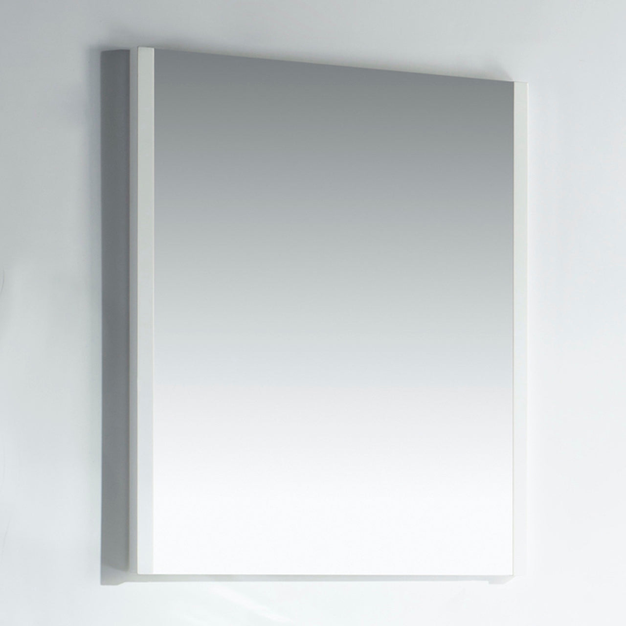 Kube Bath Aqua 28″ Mirror – Gloss White