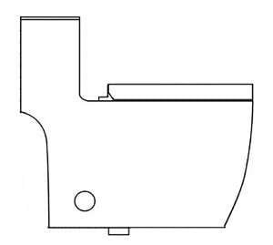 Aktuell HPH-S One-Piece Toilet AKK0332S