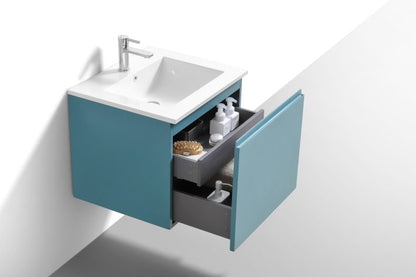 Kube Bath Meuble-lavabo de salle de bain moderne Balli 24 po