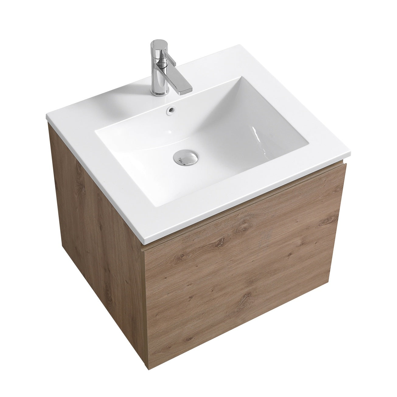 Kube Bath Meuble-lavabo de salle de bain moderne Balli 24 po