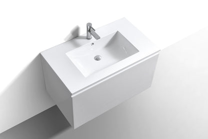 Kube Bath Meuble-lavabo de salle de bain moderne Balli 36″