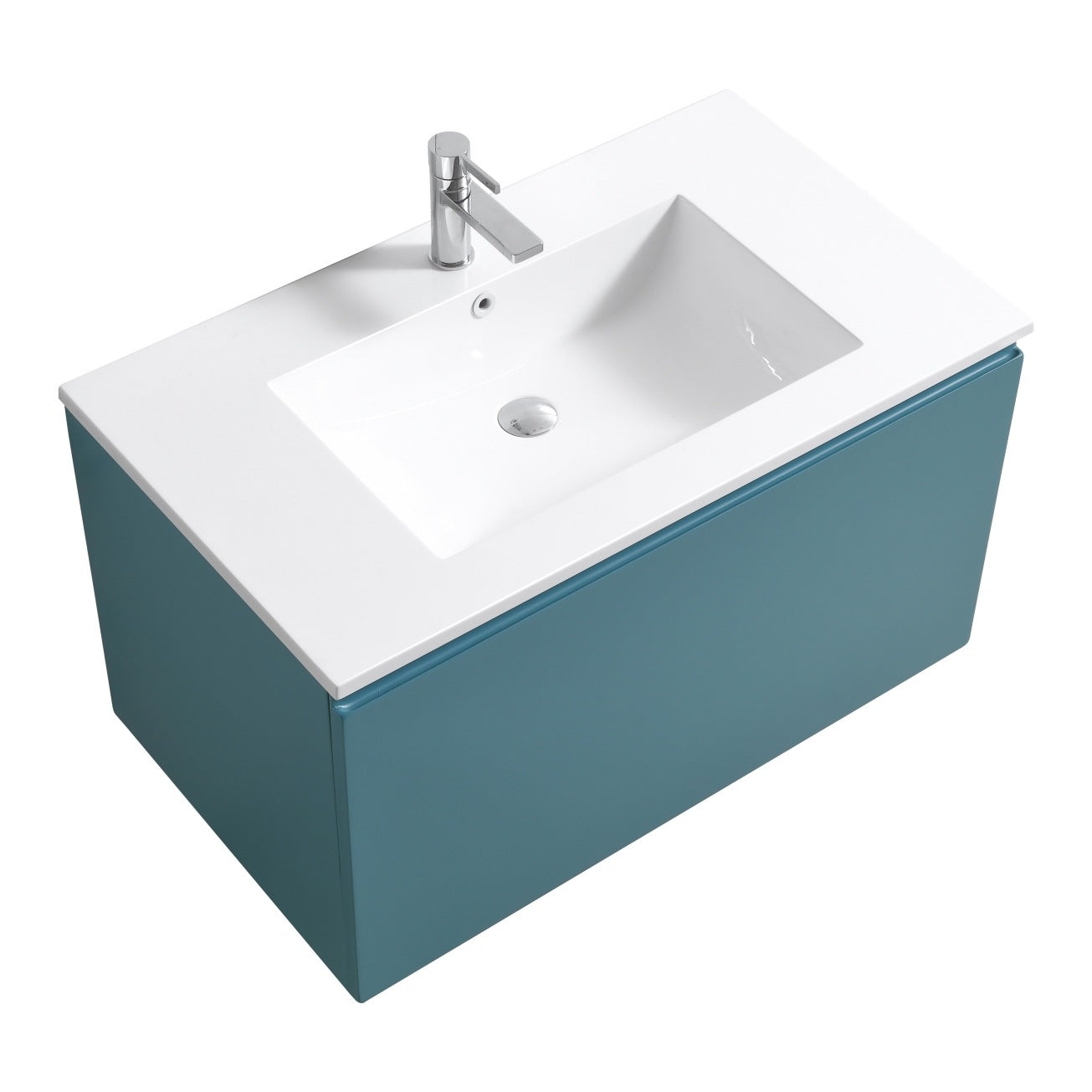 Kube Bath Meuble-lavabo de salle de bain moderne Balli 36″