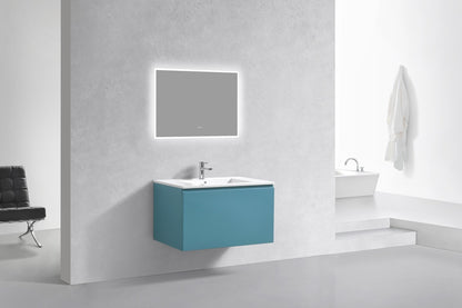 Kube Bath Meuble-lavabo de salle de bain moderne Balli 36″