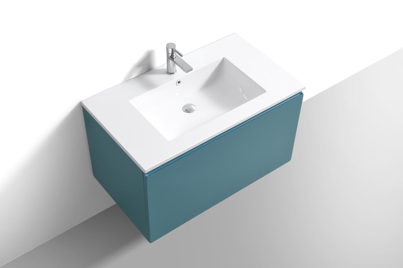 Kube Bath Meuble-lavabo de salle de bain moderne Balli 36″