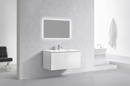 Kube Bath Meuble-lavabo de salle de bain moderne Balli 40″