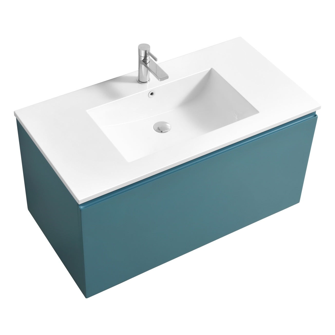 Kube Bath Meuble-lavabo de salle de bain moderne Balli 40″