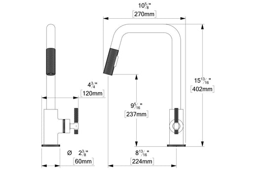 Tenzo BELLACIO-F 131 Robinet de cuisine