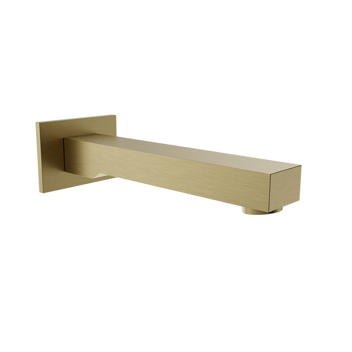 Bec de baignoire moderne carré Baril sans inverseur (COMPONENTS 0520)