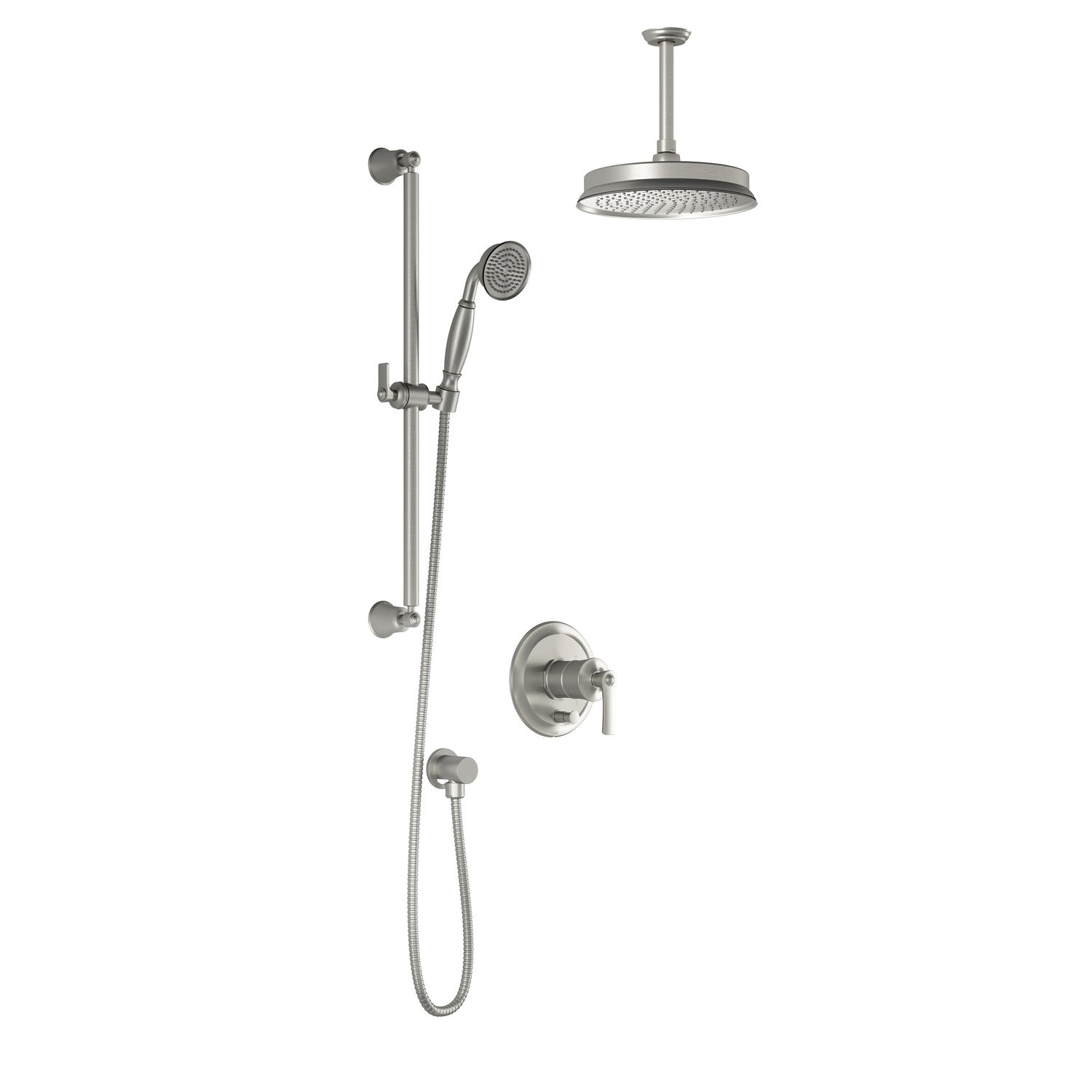 Kalia RUSTIK PB4 Pressure Balance Shower System Vertical Ceiling Arm (BF1511-XX-001) - Renoz