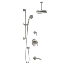 Kalia RUSTIK TD3 AQUATONIK T/P Shower System with Vertical Ceiling Arm