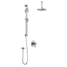 Kalia RoundOne TCD1 AQUATONIK T/P Coaxial Shower System with Vertical Ceiling Arm (BF1636-XX-001)