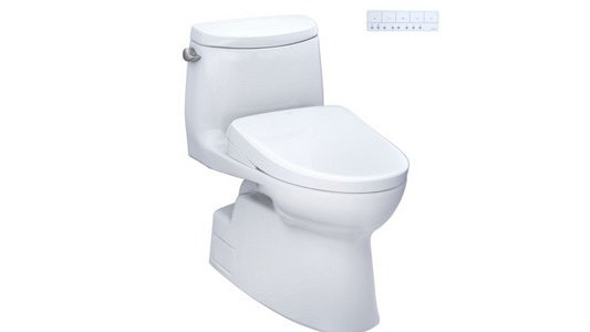 Washlet Toto Carlyle II + toilette monobloc S7, 1,28 GPF