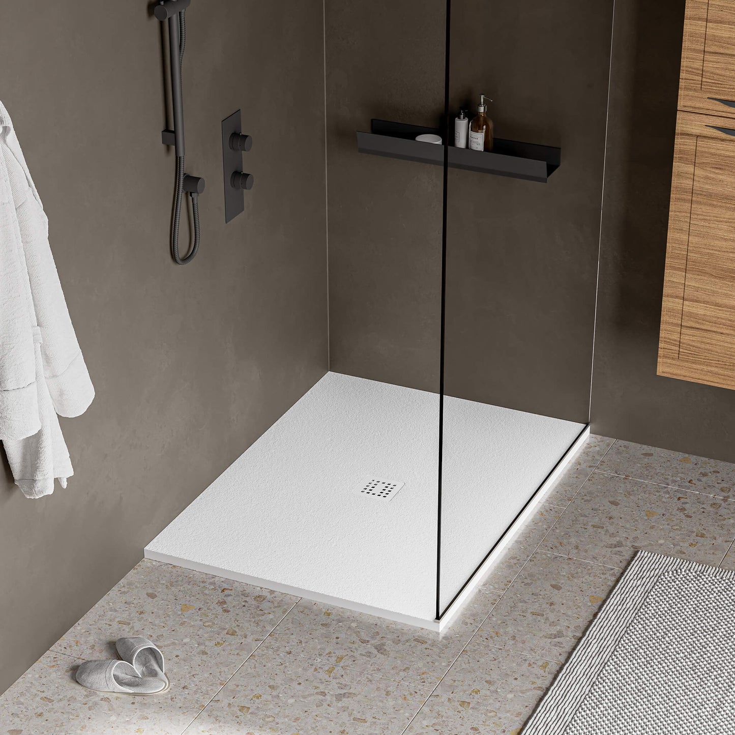 StoneTouch Waterproof Luxury Shower Base