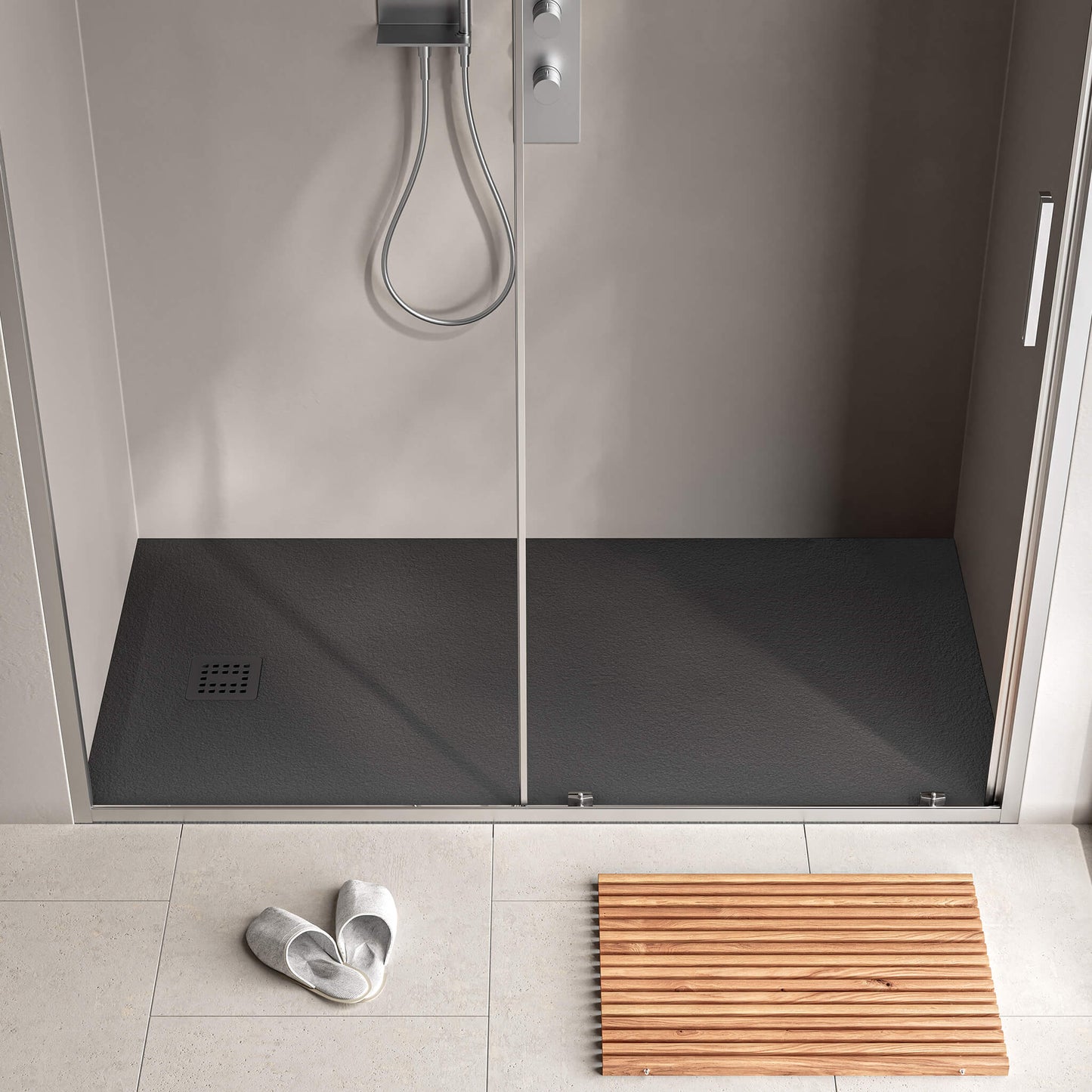 StoneTouch Waterproof Shower Base (60" x 32" )