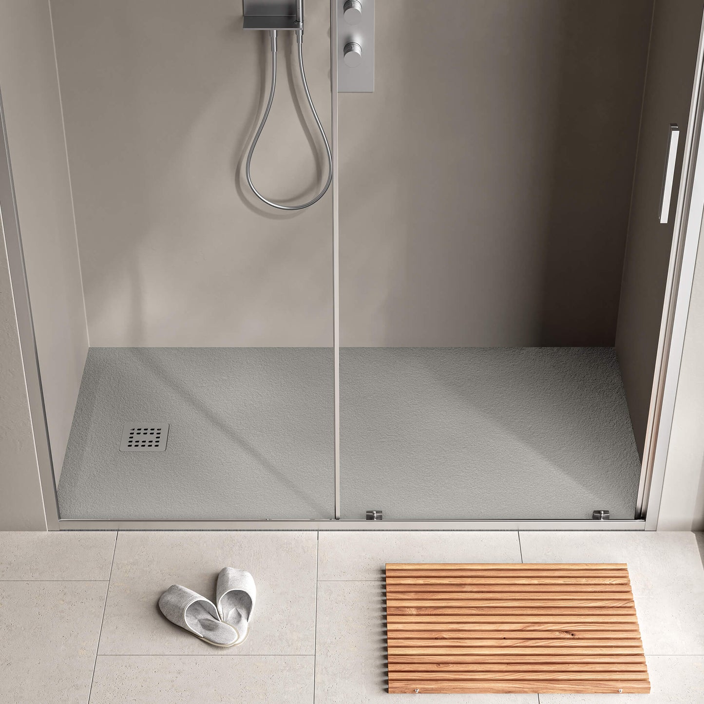 StoneTouch Waterproof Shower Base (60" x 32" )