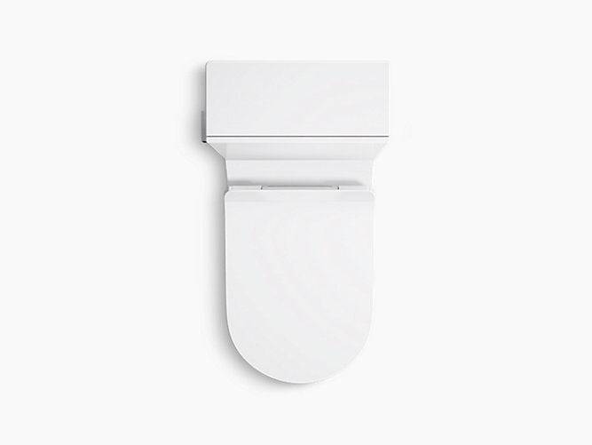 Kohler - Brazn One-Piece Compact Elongated Dual Flush Toilet With Skirted Trapway - Renoz