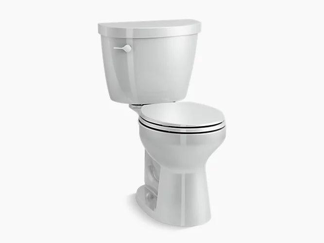 Kohler Cimarron Comfort Height Toilette à hauteur de chaise en deux parties à façade ronde 1,28 GPF