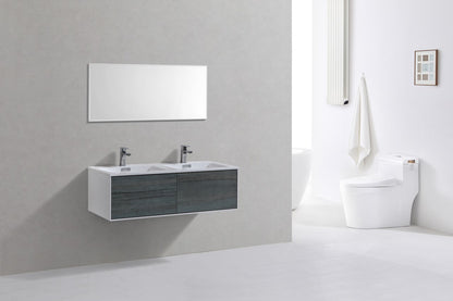 Kubebath Divario 48″ Wall Mount Modern Bathroom Vanity